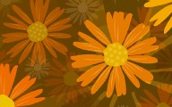花卉設計桌布